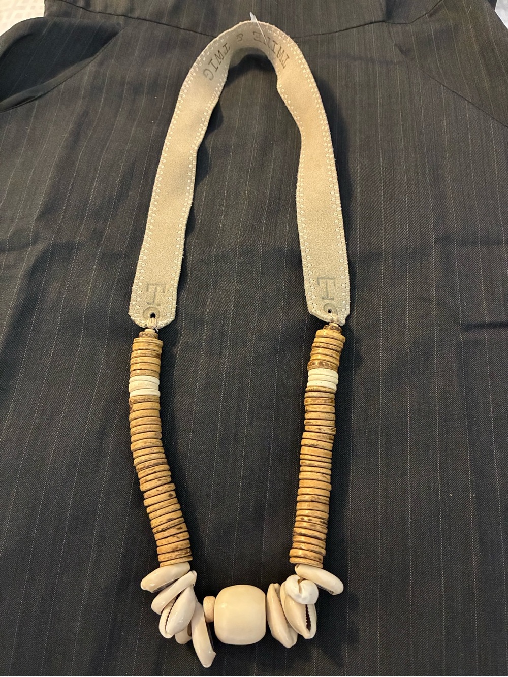 Twine & Twig Mid Classic Bone & Shell Necklace